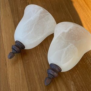 Rustic wall sconces